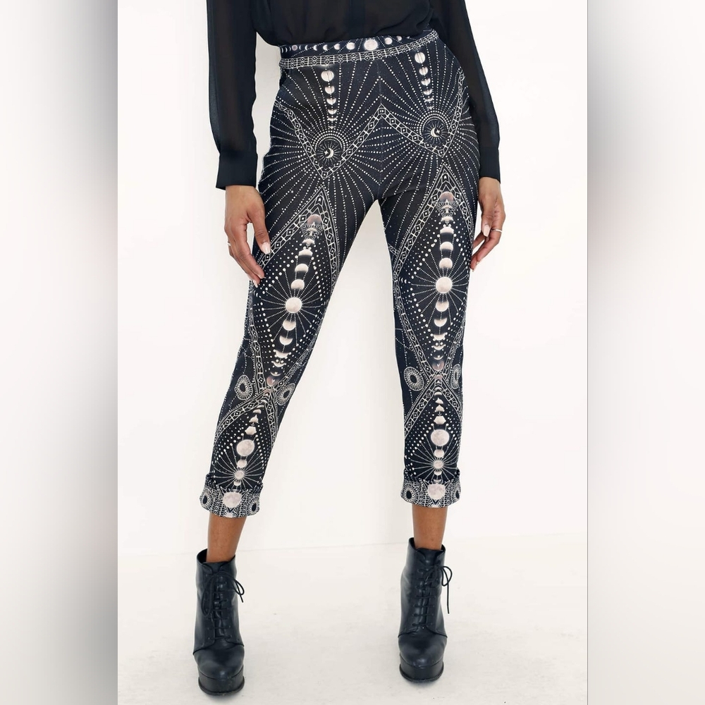 Blackmilk Moon Phases Cuffed Pants